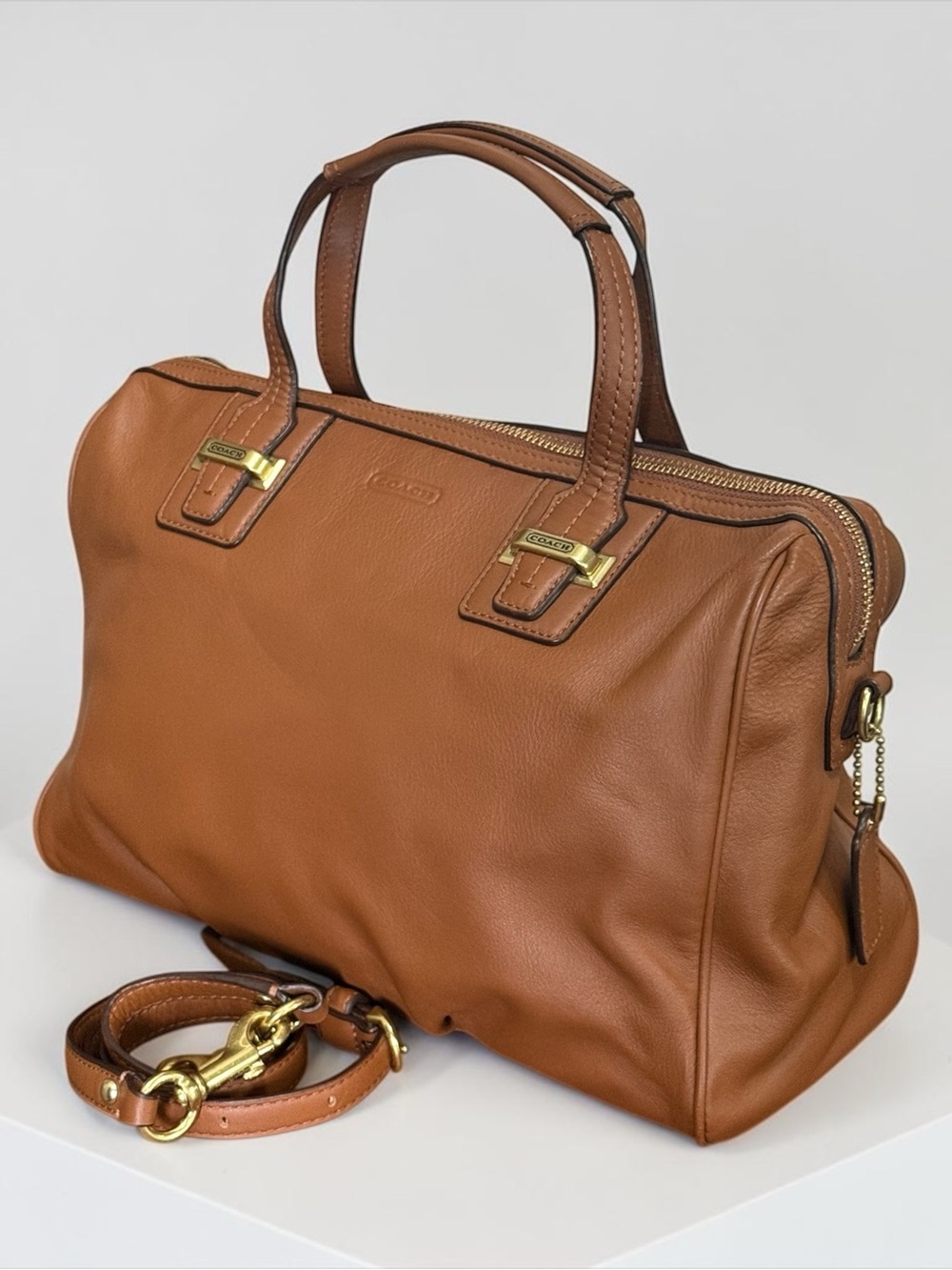 Authentic Coach Legacy Mini Tanner Leather Satchel Shoulder Crossbody! EUC!! - Picture 2 of 16